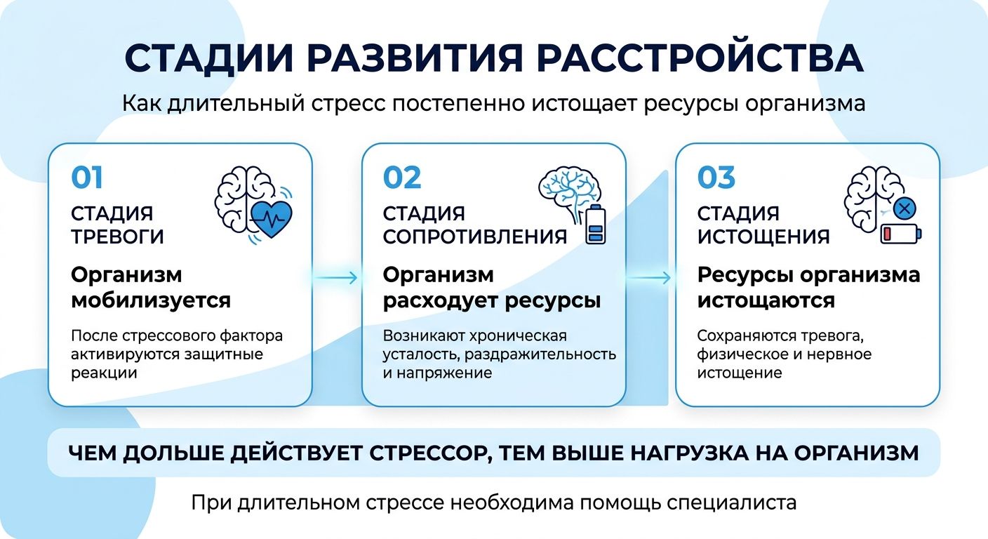 Лечение стресса в Марксе инфографика
